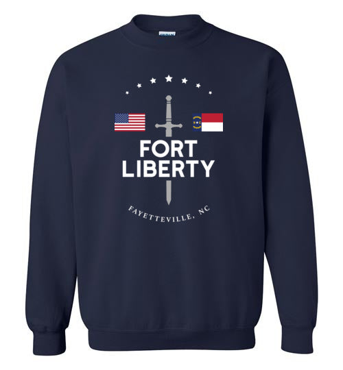 Load image into Gallery viewer, Fort Liberty - Men&#39;s/Unisex Crewneck Sweatshirt-Wandering I Store
