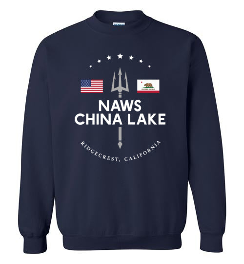 NAWS China Lake - Men's/Unisex Crewneck Sweatshirt-Wandering I Store