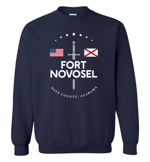Fort Novosel - Men's/Unisex Crewneck Sweatshirt-Wandering I Store