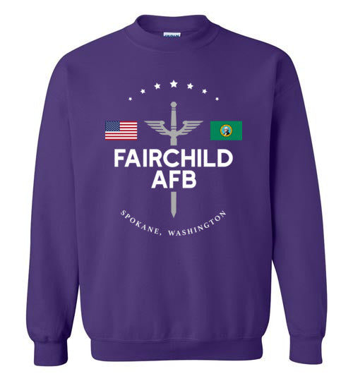 Load image into Gallery viewer, Fairchild AFB - Men&#39;s/Unisex Crewneck Sweatshirt-Wandering I Store
