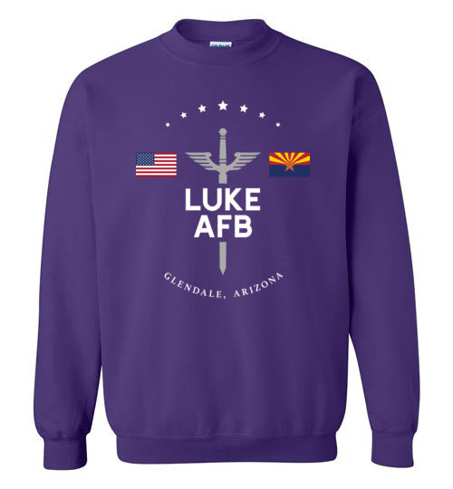 Luke AFB - Men's/Unisex Crewneck Sweatshirt-Wandering I Store