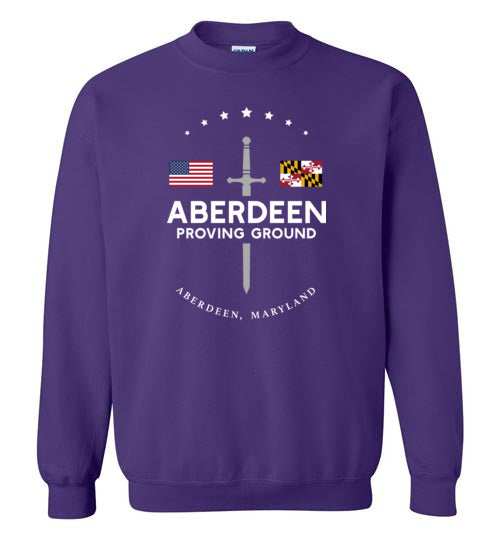 Aberdeen Proving Ground - Men's/Unisex Crewneck Sweatshirt-Wandering I Store