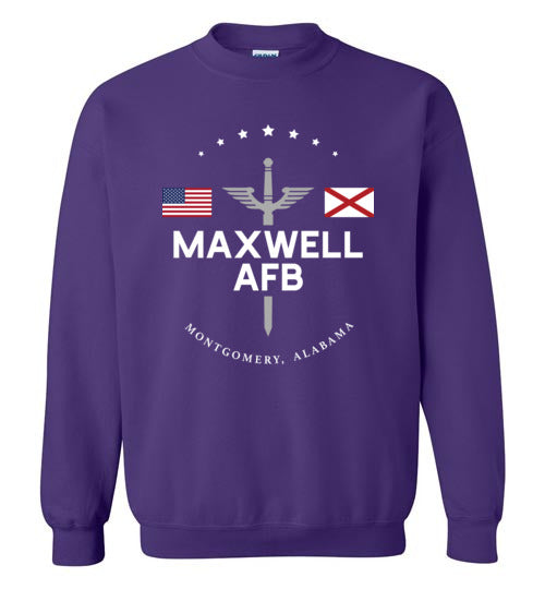 Maxwell AFB - Men's/Unisex Crewneck Sweatshirt-Wandering I Store