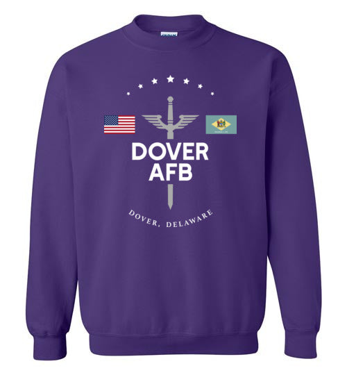 Dover AFB - Men's/Unisex Crewneck Sweatshirt-Wandering I Store