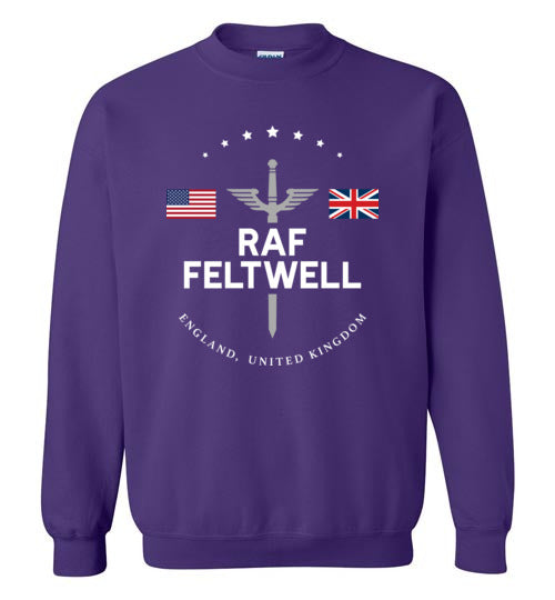 RAF Feltwell - Men's/Unisex Crewneck Sweatshirt-Wandering I Store