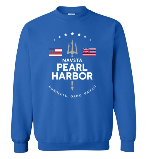 Load image into Gallery viewer, NAVSTA Pearl Harbor - Men&#39;s/Unisex Crewneck Sweatshirt-Wandering I Store

