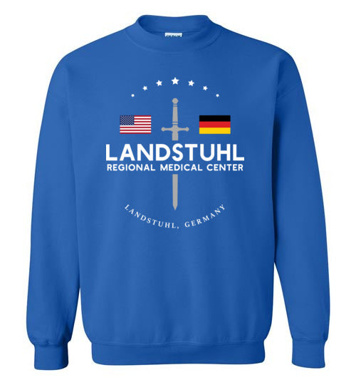 Load image into Gallery viewer, Landstuhl Regional Medical Center - Men&#39;s/Unisex Crewneck Sweatshirt-Wandering I Store
