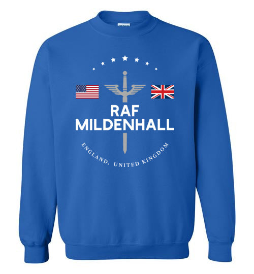 RAF Mildenhall - Men's/Unisex Crewneck Sweatshirt-Wandering I Store