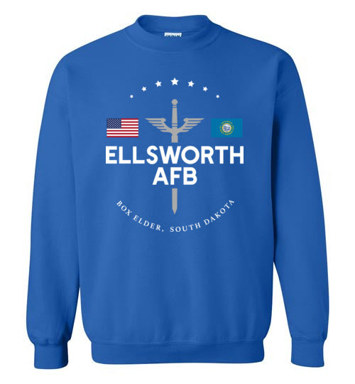 Ellsworth AFB - Men's/Unisex Crewneck Sweatshirt-Wandering I Store