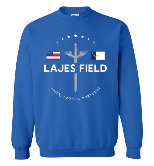 Lajes Field - Men's/Unisex Crewneck Sweatshirt-Wandering I Store