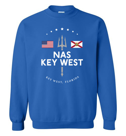 NAS Key West - Men's/Unisex Crewneck Sweatshirt-Wandering I Store
