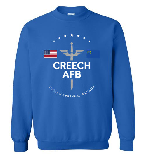 Load image into Gallery viewer, Creech AFB - Men&#39;s/Unisex Crewneck Sweatshirt-Wandering I Store
