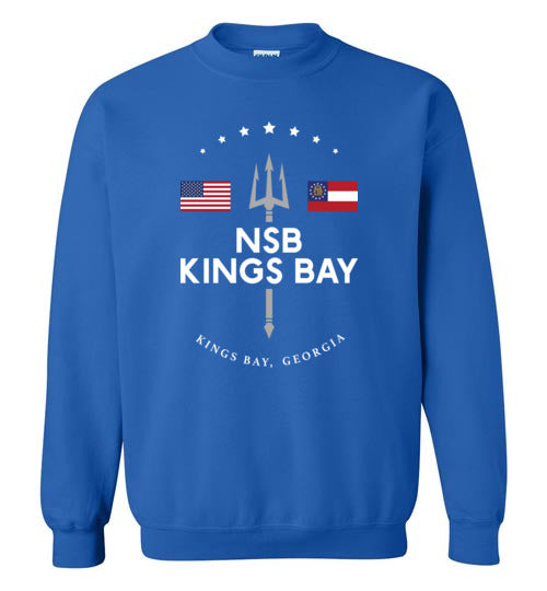 Load image into Gallery viewer, NSB Kings Bay - Men&#39;s/Unisex Crewneck Sweatshirt-Wandering I Store
