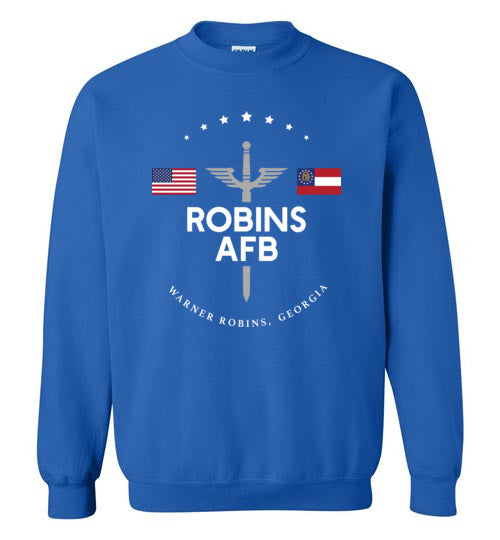 Robins AFB - Men's/Unisex Crewneck Sweatshirt-Wandering I Store