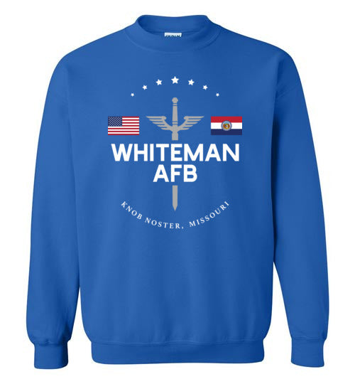 Whiteman AFB - Men's/Unisex Crewneck Sweatshirt-Wandering I Store