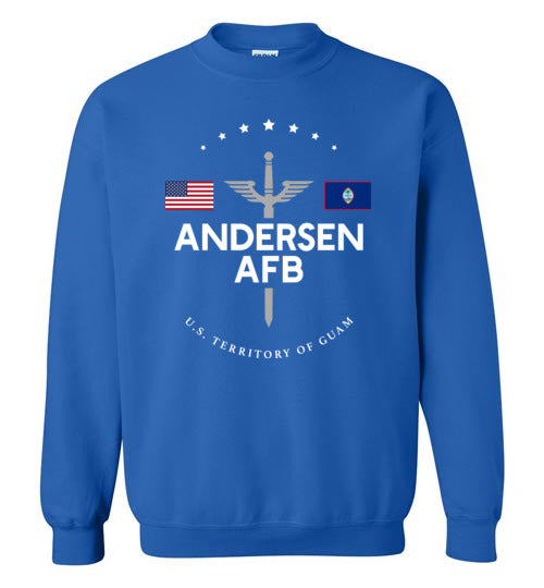 Load image into Gallery viewer, Andersen AFB - Men&#39;s/Unisex Crewneck Sweatshirt-Wandering I Store
