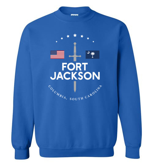 Load image into Gallery viewer, Fort Jackson - Men&#39;s/Unisex Crewneck Sweatshirt-Wandering I Store
