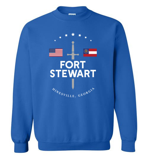 Load image into Gallery viewer, Fort Stewart - Men&#39;s/Unisex Crewneck Sweatshirt-Wandering I Store
