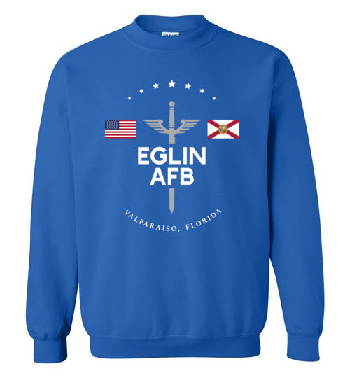 Eglin AFB - Men's/Unisex Crewneck Sweatshirt-Wandering I Store