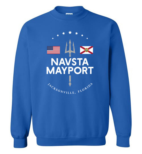 Load image into Gallery viewer, NAVSTA Mayport - Men&#39;s/Unisex Crewneck Sweatshirt-Wandering I Store
