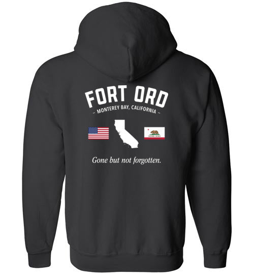 Fort Ord "GBNF" - Men's/Unisex Zip-Up Hoodie-Wandering I Store