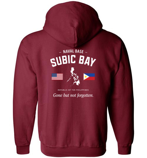 Naval Base Subic Bay "GBNF" - Men's/Unisex Zip-Up Hoodie-Wandering I Store