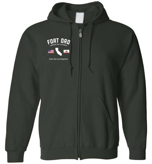 Load image into Gallery viewer, Fort Ord &quot;GBNF&quot; - Men&#39;s/Unisex Zip-Up Hoodie-Wandering I Store
