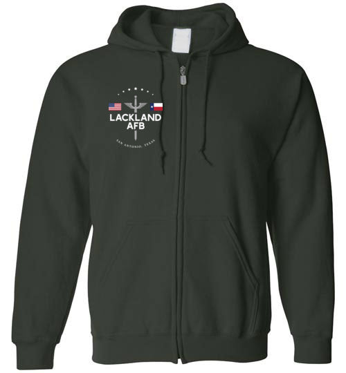 Load image into Gallery viewer, Lackland AFB &quot;GBNF&quot; - Men&#39;s/Unisex Zip-Up Hoodie-Wandering I Store

