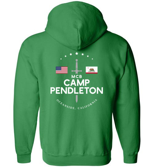 MCB Camp Pendleton - Men's/Unisex Zip-Up Hoodie-Wandering I Store