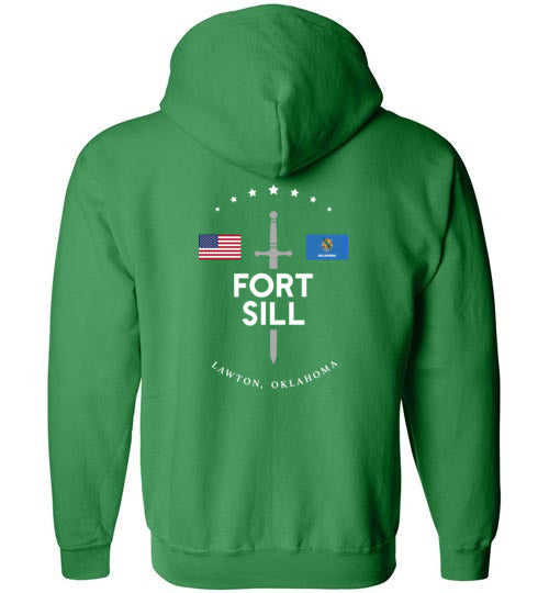 Load image into Gallery viewer, Fort Sill &quot;GBNF&quot; - Men&#39;s/Unisex Zip-Up Hoodie-Wandering I Store

