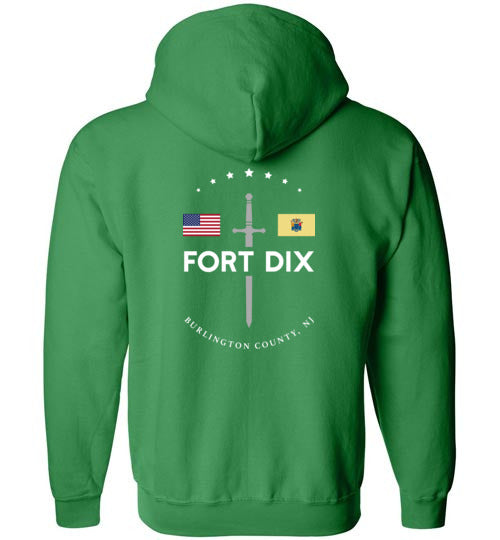 Fort Dix - Men's/Unisex Zip-Up Hoodie-Wandering I Store