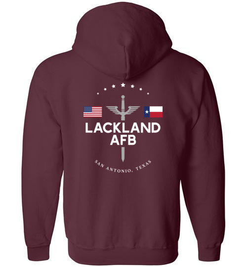 Lackland AFB "GBNF" - Men's/Unisex Zip-Up Hoodie-Wandering I Store