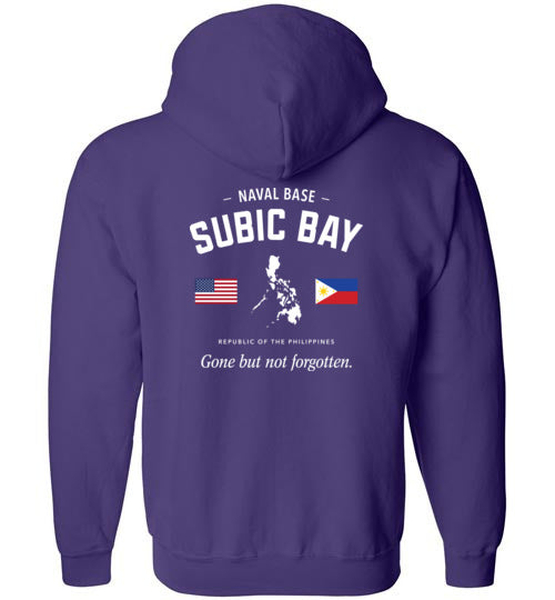 Load image into Gallery viewer, Naval Base Subic Bay &quot;GBNF&quot; - Men&#39;s/Unisex Zip-Up Hoodie-Wandering I Store
