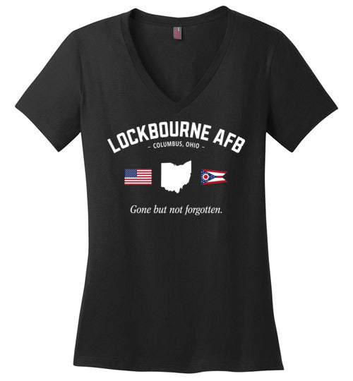 Load image into Gallery viewer, Lockbourne AFB &quot;GBNF&quot; - Women&#39;s V-Neck T-Shirt-Wandering I Store
