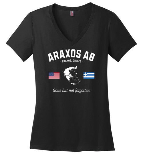 Load image into Gallery viewer, Araxos AB &quot;GBNF&quot; - Women&#39;s V-Neck T-Shirt-Wandering I Store
