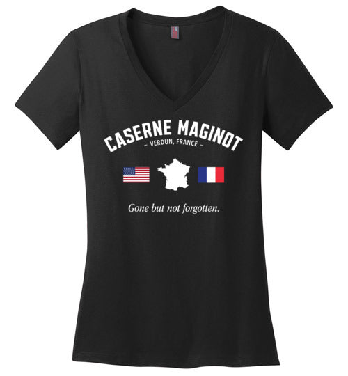 Load image into Gallery viewer, Caserne Maginot &quot;GBNF&quot; - Women&#39;s V-Neck T-Shirt-Wandering I Store

