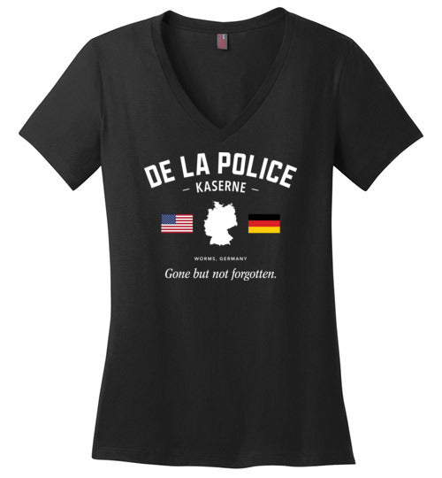 De La Police Kaserne "GBNF" - Women's V-Neck T-Shirt-Wandering I Store
