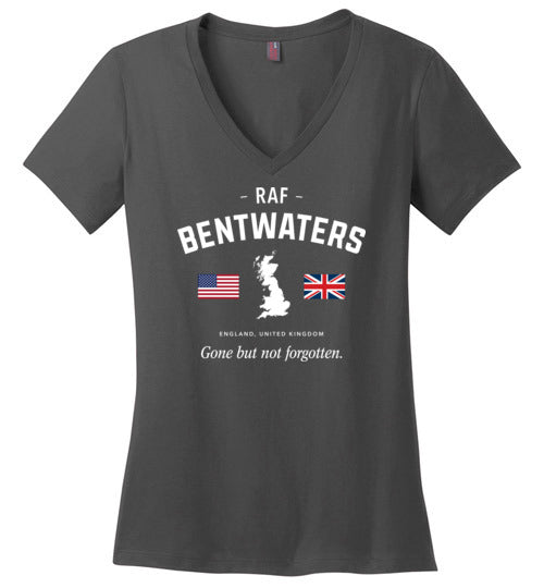 RAF Bentwaters "GBNF" - Women's V-Neck T-Shirt-Wandering I Store