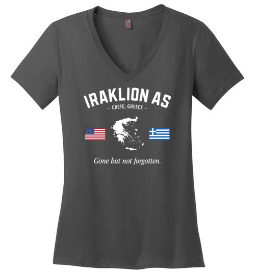 Iraklion AS "GBNF" - Women's V-Neck T-Shirt-Wandering I Store