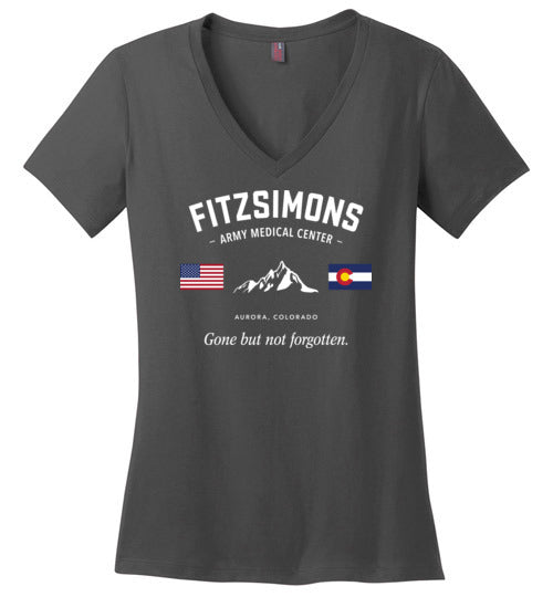 Fitzsimons Army Medical Center "GBNF" - Women's V-Neck T-Shirt-Wandering I Store