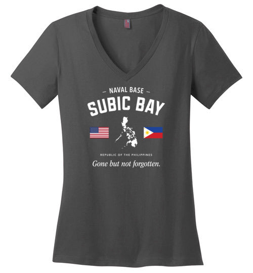 Naval Base Subic Bay "GBNF" - Women's V-Neck T-Shirt-Wandering I Store