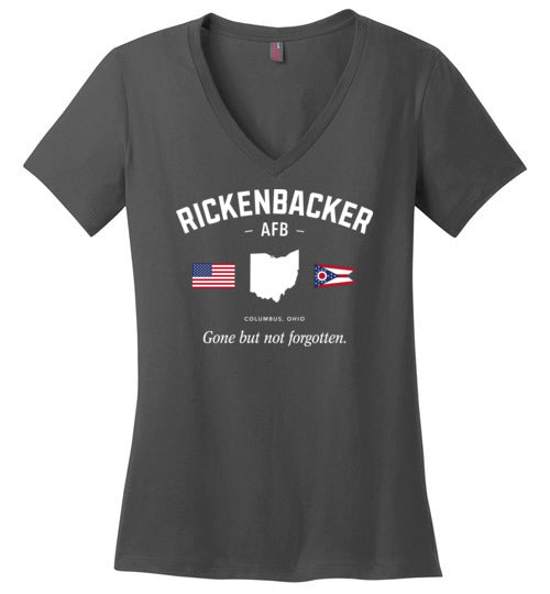 Load image into Gallery viewer, Rickenbacker AFB &quot;GBNF&quot; - Women&#39;s V-Neck T-Shirt-Wandering I Store
