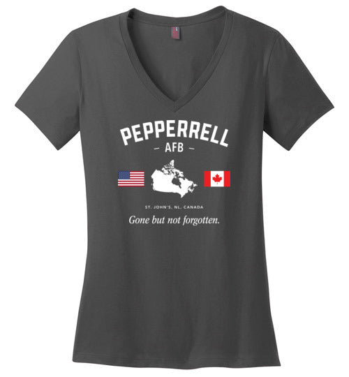 Load image into Gallery viewer, Pepperrell AFB &quot;GBNF&quot; - Women&#39;s V-Neck T-Shirt-Wandering I Store
