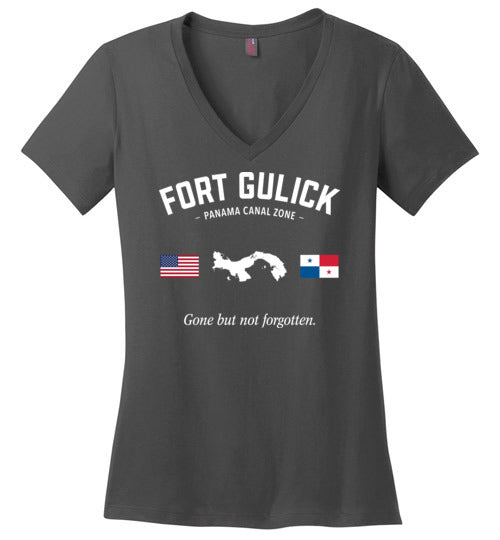 Fort Gulick "GBNF" - Women's V-Neck T-Shirt-Wandering I Store