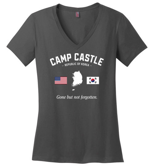 Camp Castle "GBNF" - Women's V-Neck T-Shirt-Wandering I Store