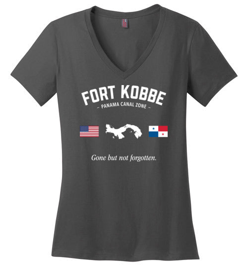 Fort Kobbe "GBNF" - Women's V-Neck T-Shirt-Wandering I Store