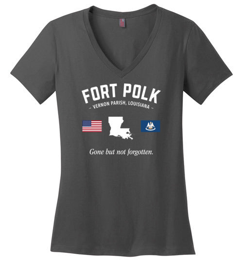Fort Polk "GBNF" - Women's V-Neck T-Shirt-Wandering I Store