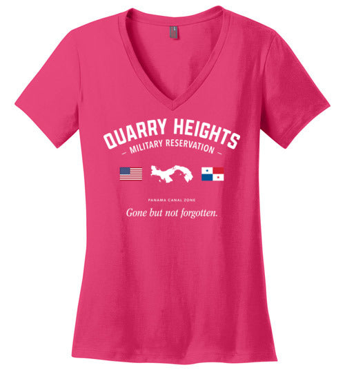 Quarry Heights MR "GBNF" - Women's V-Neck T-Shirt-Wandering I Store
