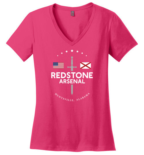 Redstone Arsenal - Women's V-Neck T-Shirt-Wandering I Store