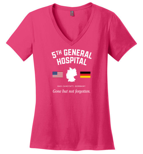 5th General Hospital "GBNF" - Women's V-Neck T-Shirt-Wandering I Store